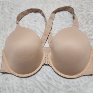 Spanx Bra-llelujah Front Close Bra SZ 38DD Beige Nude/Tan